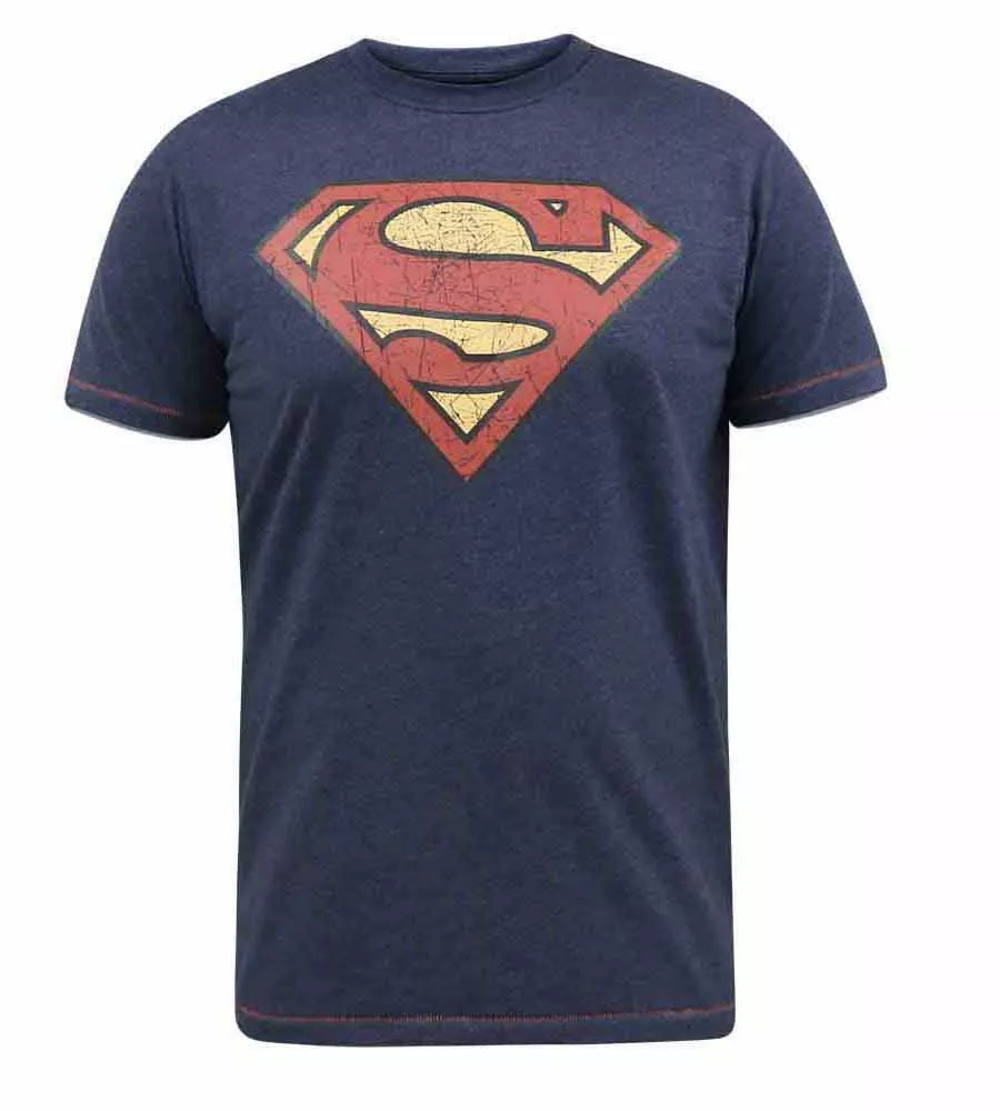 D555 Superman Printed T-Shirt Official Licensed Product